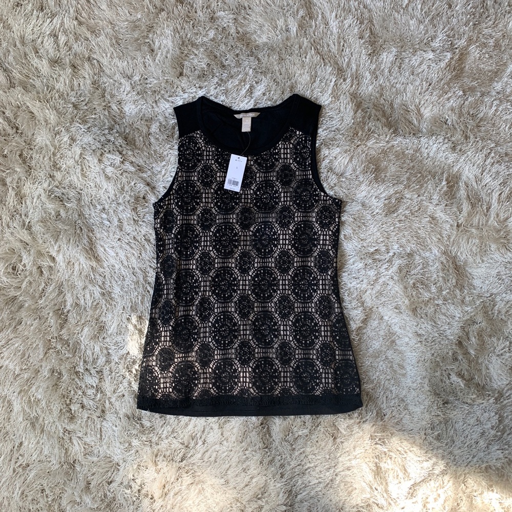 Banana Republic Crochet Sleeveless Top